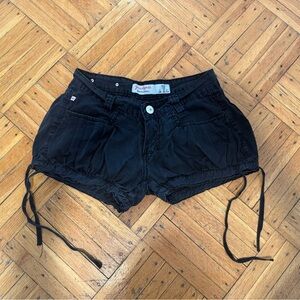 Vintage black mini shorts